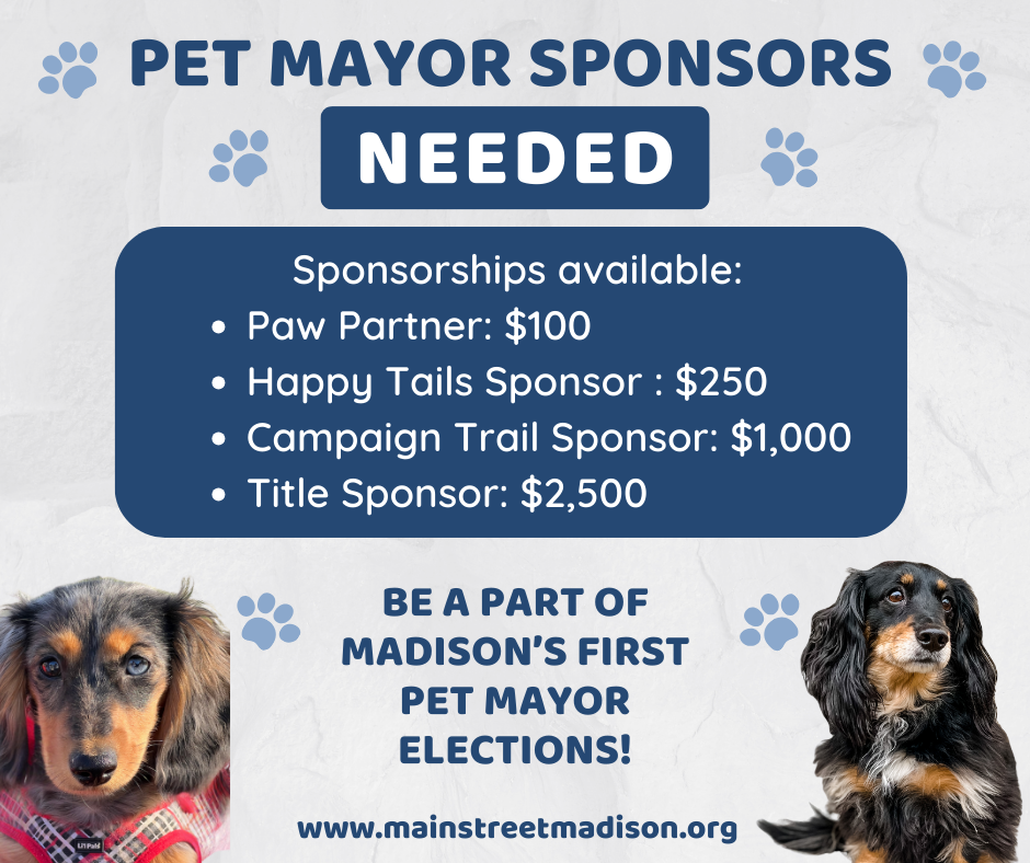 Pet Mayor Elections - Sponsorships