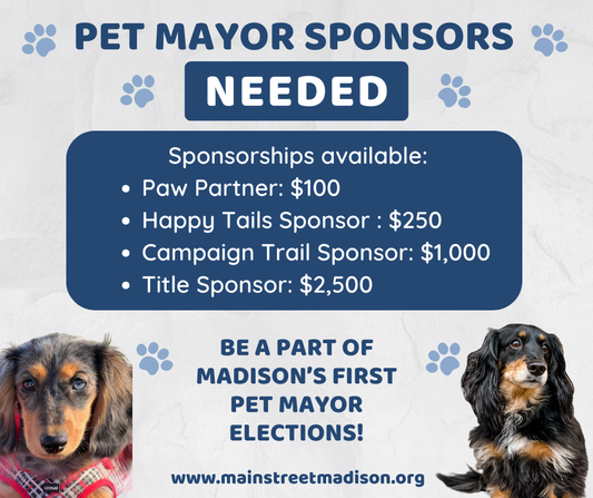 Pet Mayor Elections - Sponsorships